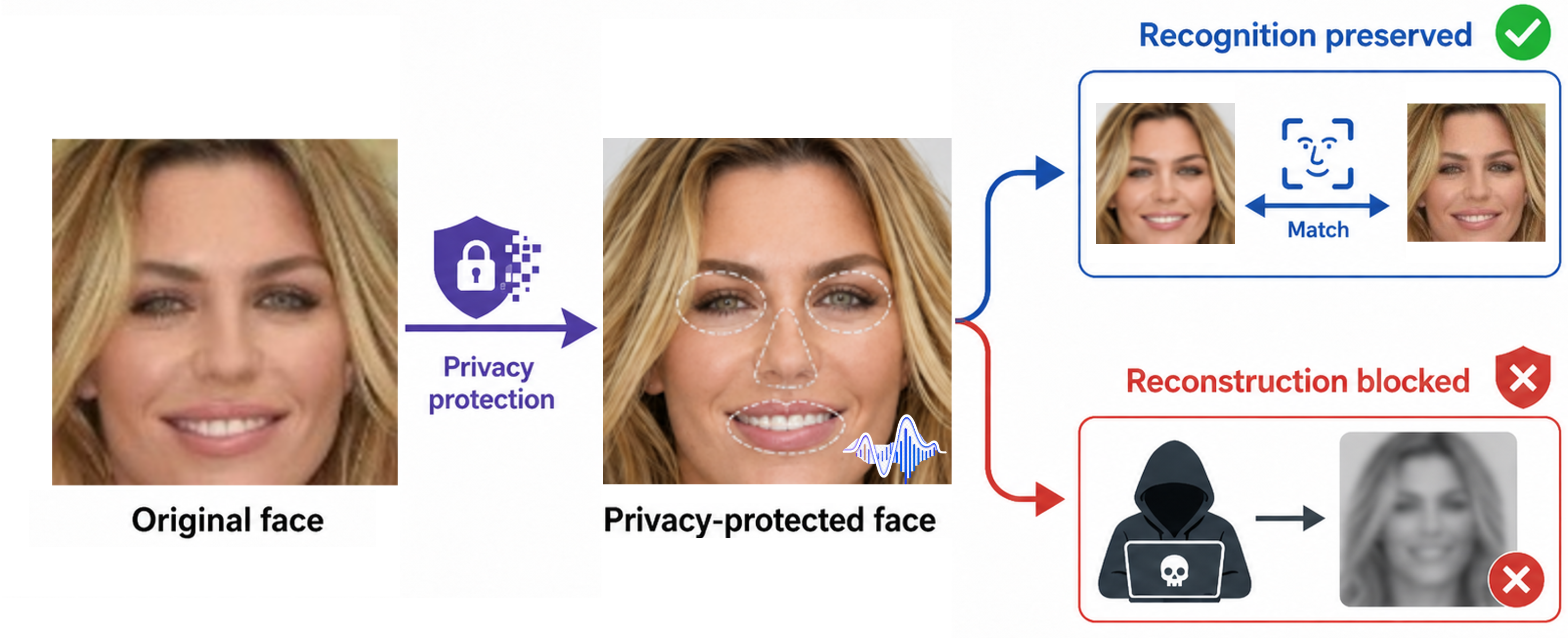 A Component-Guided Frequency Perturbation Approach for Privacy Preserving Face Recognition